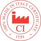 100% Made in Italy logo