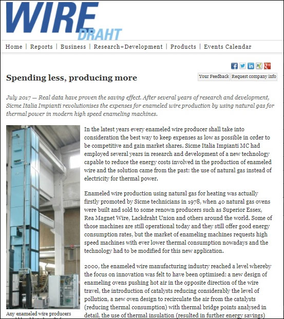 WIRE DRAHT article